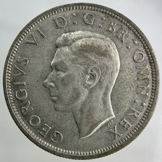 1943 George VI Half - Crown Silver Coin | Fine Collectable Grade