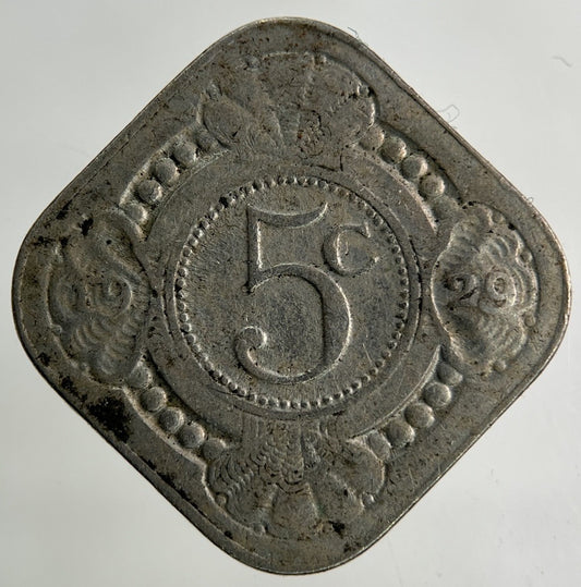 1929 Netherlands 5 Cent Coin | Collectable Grade