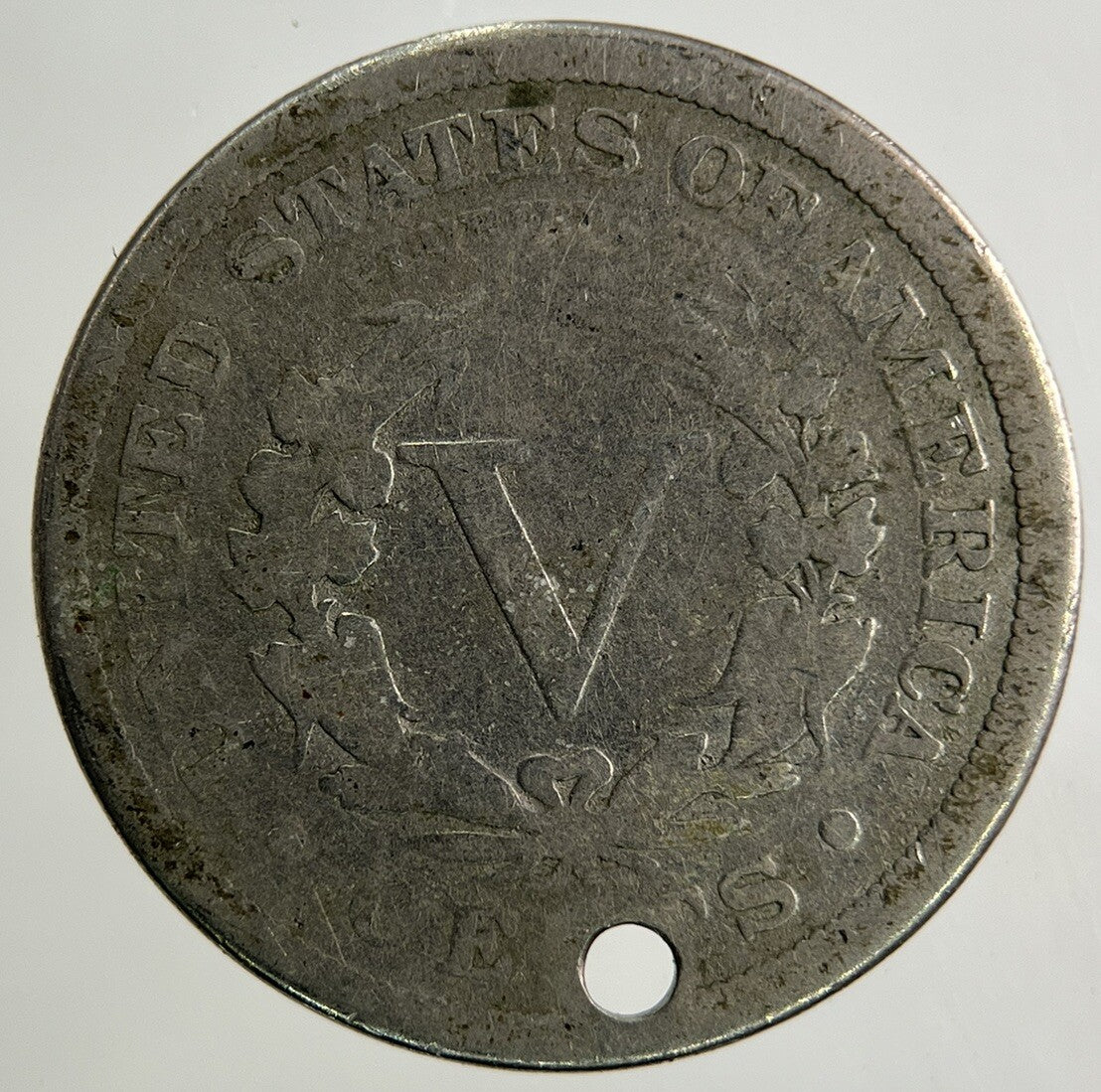 1900 US USA 5 Cents Nickel Coin | Fair Grade