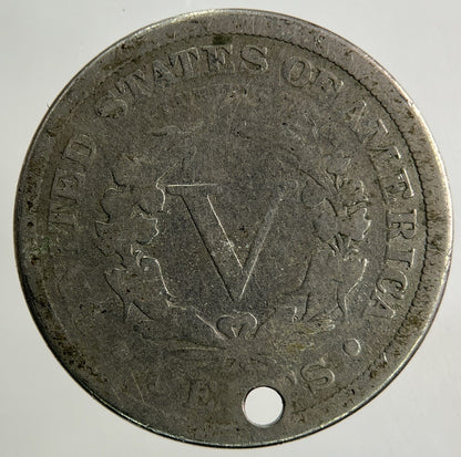 1900 US USA 5 Cents Nickel Coin | Fair Grade