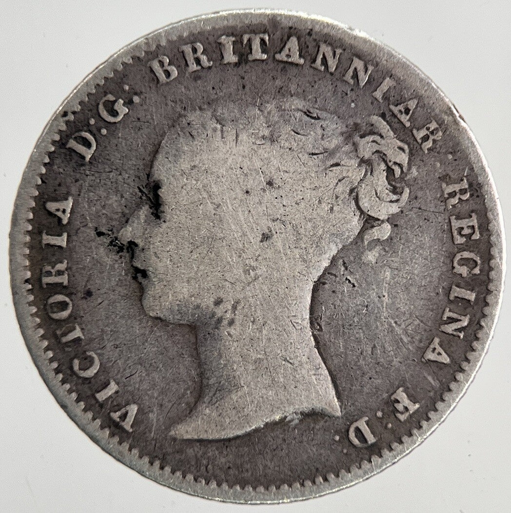 1842 Victoria Groat Four - Pence Silver Coin | Fine Collectable Grade | a6842