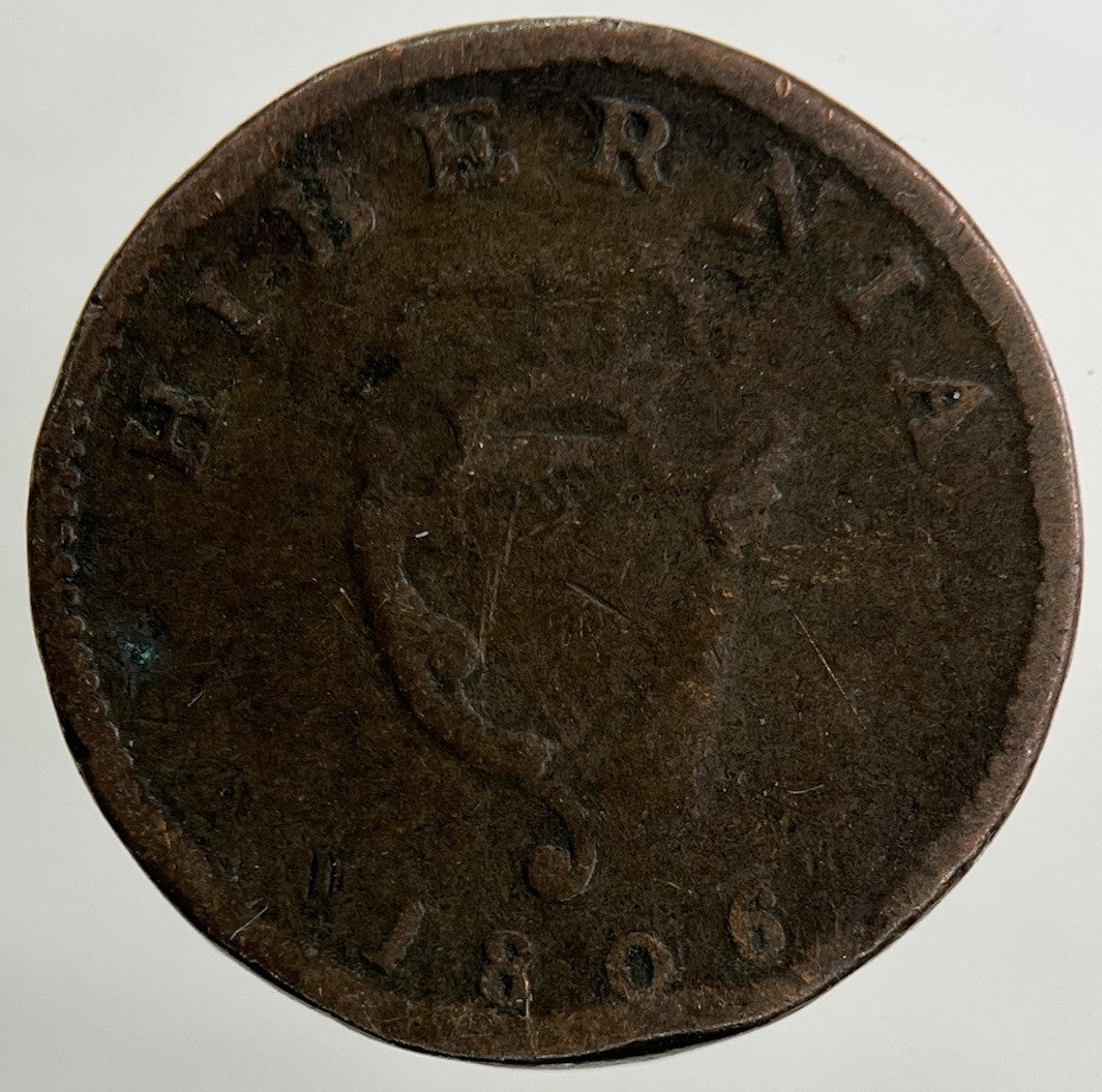1806 Irish Farthing Coin | Collectable Grade