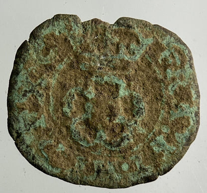 Irish Rose Hammered Farthing Coin | Collectable Grade