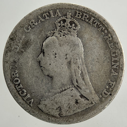 1891 Victoria Threepence Silver Coin | Collectable Grade