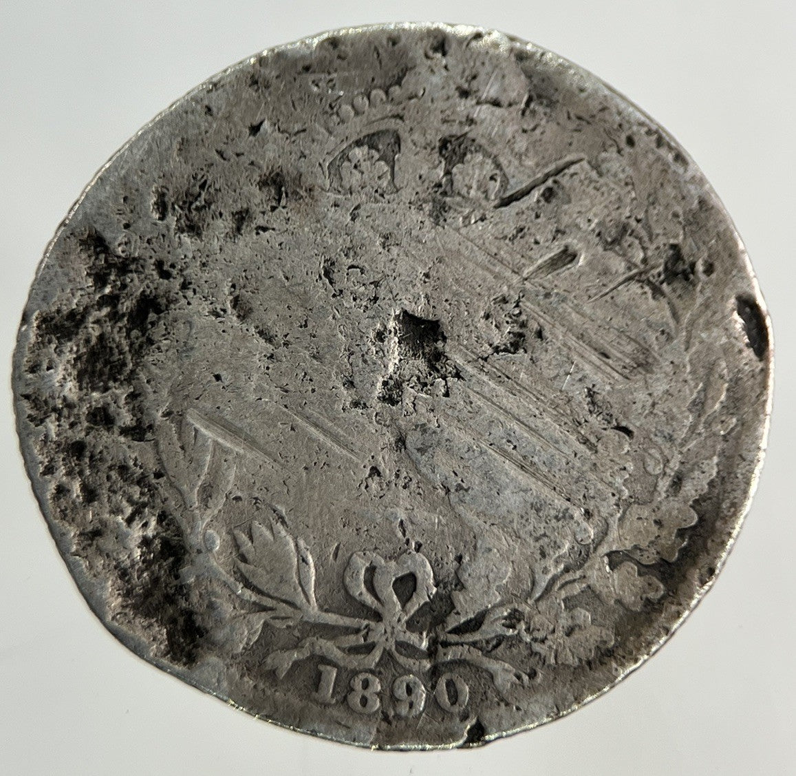 1890 Victoria Sixpence Silver Coin | Fair Grade