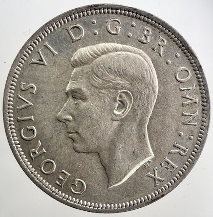 1941 George VI Half - Crown Silver Coin | Very High Grade