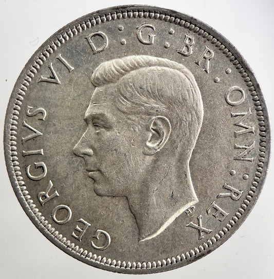 1941 George VI Half - Crown Silver Coin | Very High Grade