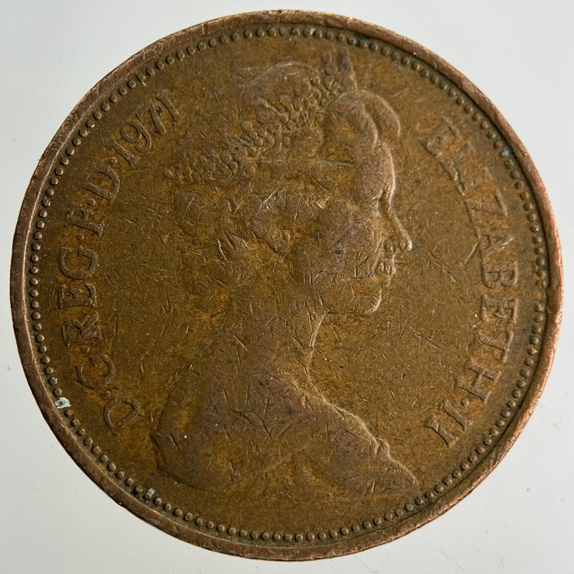 1971 Elizabeth II 2nd 2p Two - Pence Coin | Fine Collectable Grade