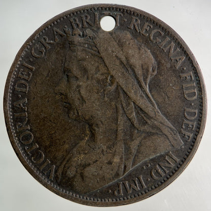 1901 Victoria One Penny Coin | Collectable Grade