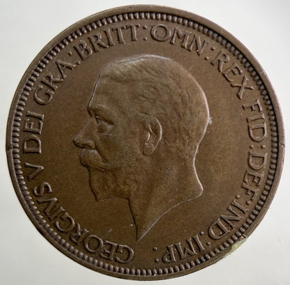 1934 George V Half - Penny Coin | Very High Grade