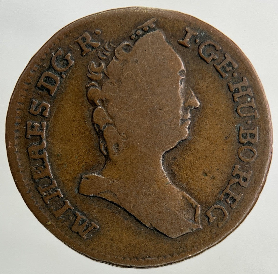 1765 Austria Hungary 1 Pfennig Coin | Fine Collectable Grade