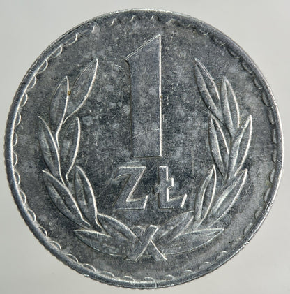 1974 Poland 1 Zloty Zlotych Coin | Fine Collectable Grade