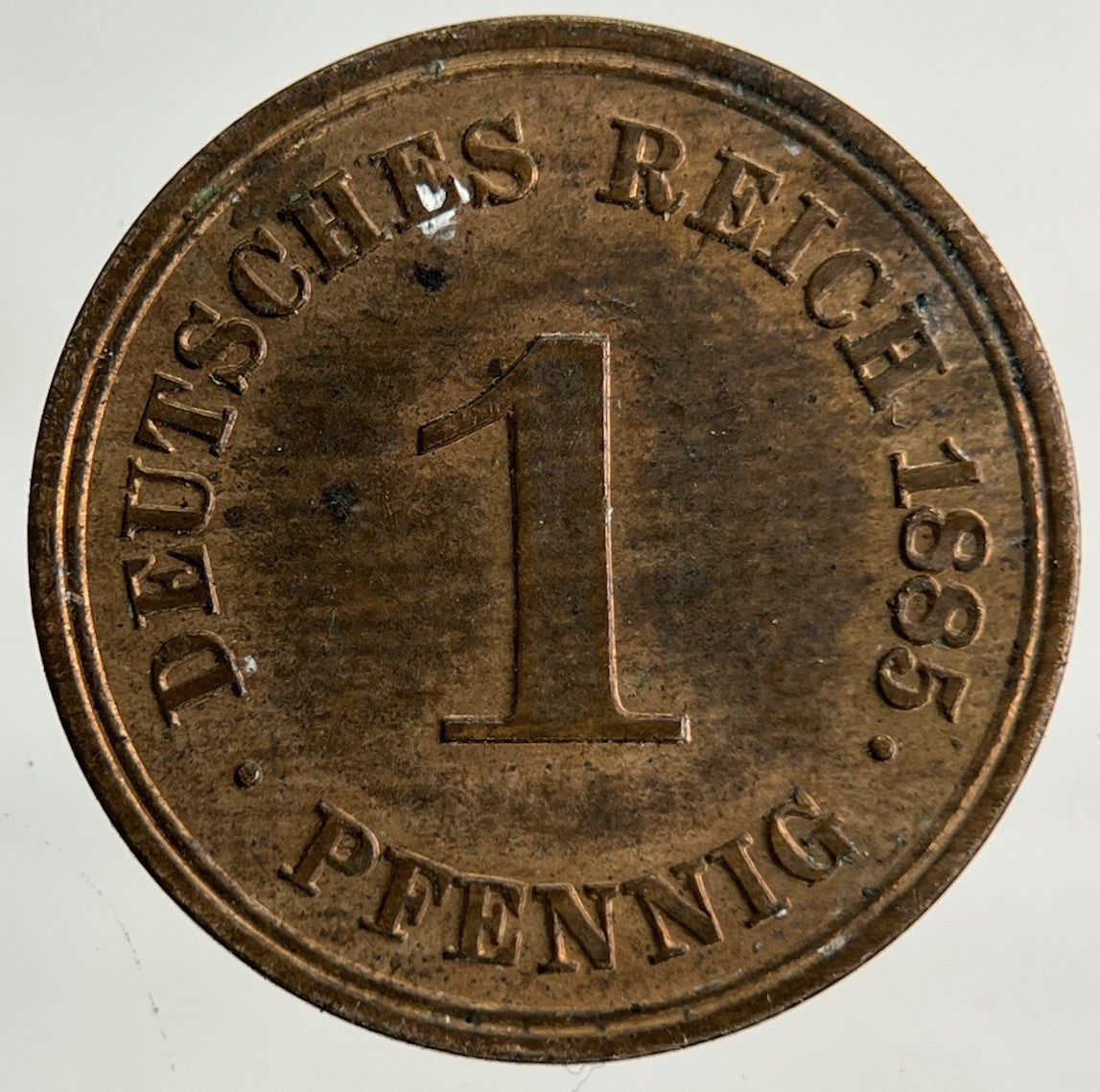 1885 - A Germany 1 Pfennig Coin | Very High Grade