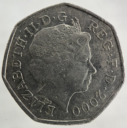 2000 Public Libraries 50p Fifty - Pence Coin | Collectable Grade