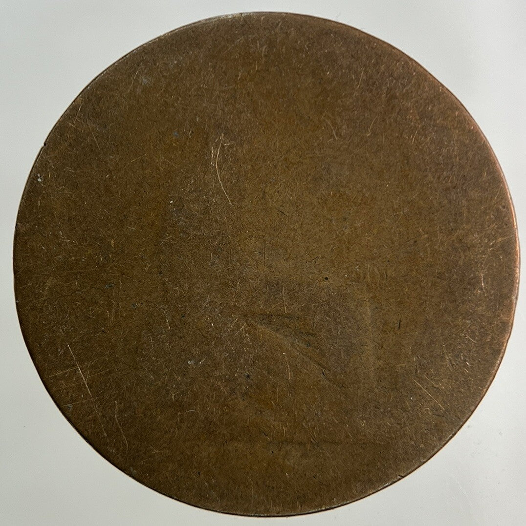 1864 Victoria Half - Penny Coin | Worn Grade