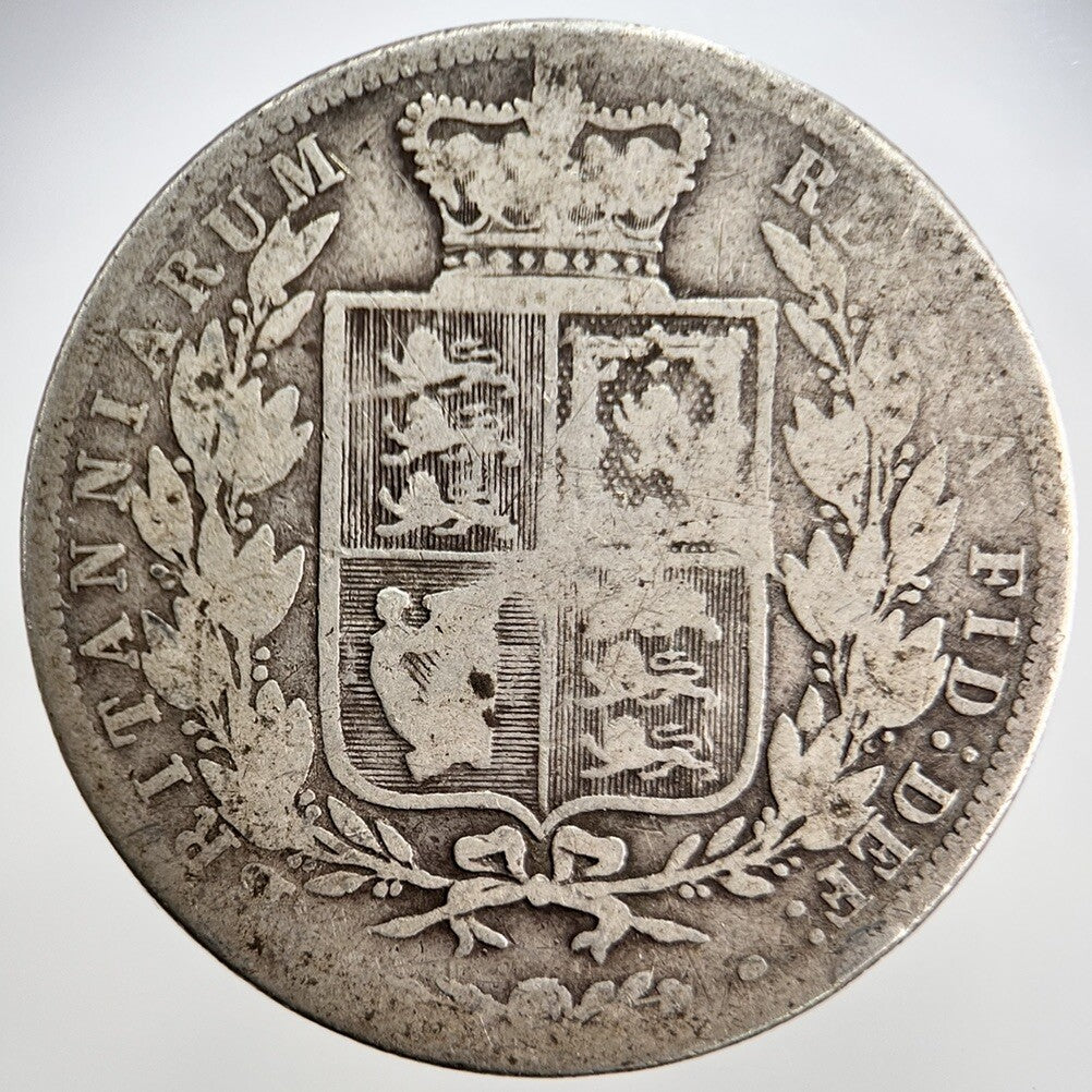 1883 Victoria Half - Crown Silver Coin | Collectable Grade