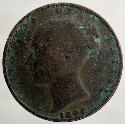 1845 Victoria Farthing Coin | Collectable Grade