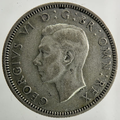 1941 George VI Shilling Silver Coin | Fine Collectable Grade