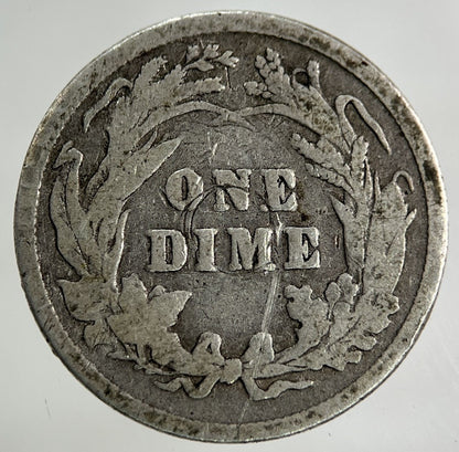 1898 US USA One Dime Silver Coin | Collectable Grade