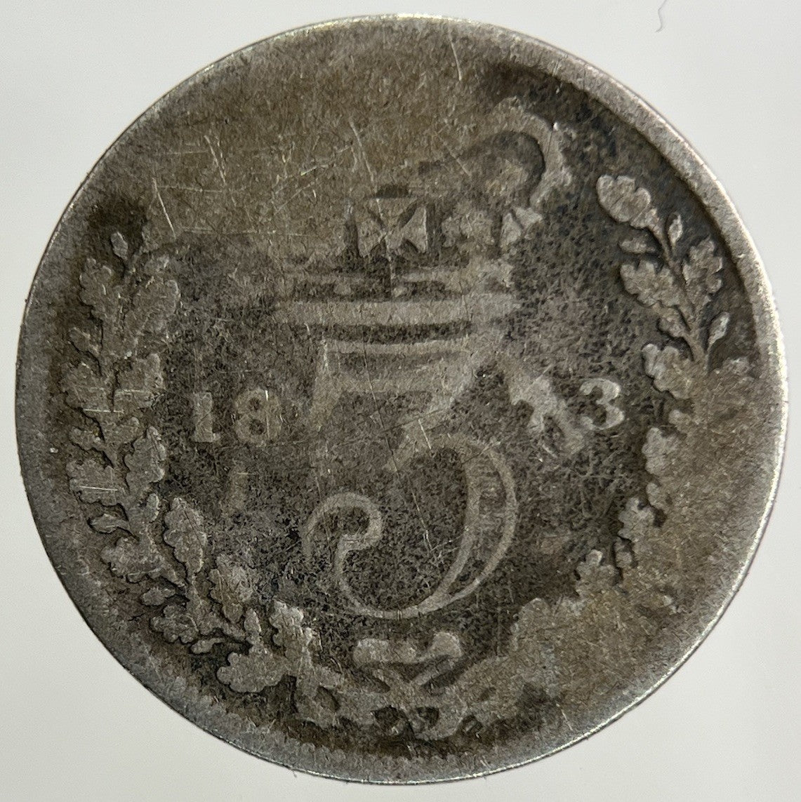 1873 Victoria Threepence Silver Coin | Collectable Grade