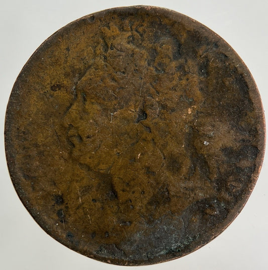 British George IV Farthing Coin | Worn Grade