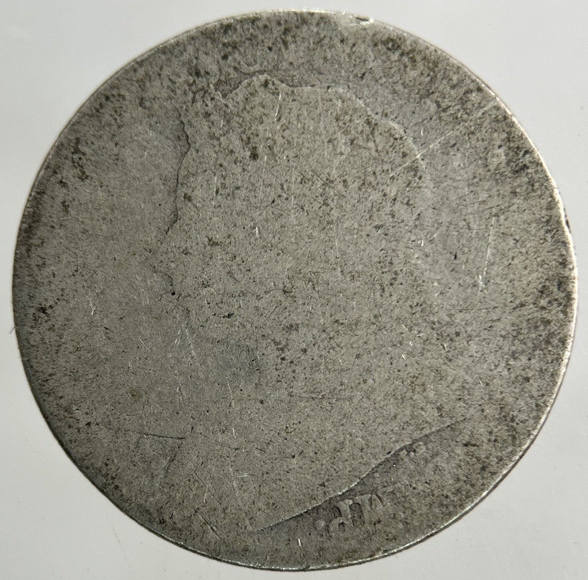 British Victoria Sixpence Silver Coin | Worn Grade