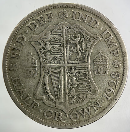1928 George V Half - Crown Silver Coin | Collectable Grade