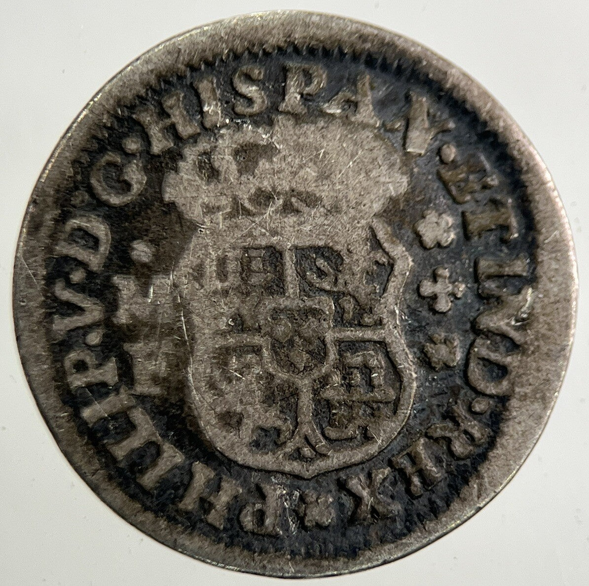 1739 Spain Mexico 1/2 Half Real Silver Coin | Collectable Grade