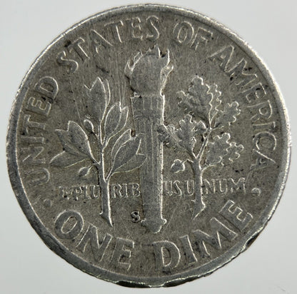 1948 - S US USA Roosevelt Dime Silver Coin | Collectable Grade