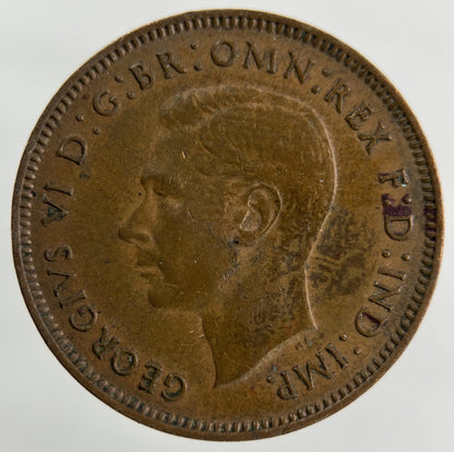1943 George VI Wren Farthing Coin | Collectable Grade
