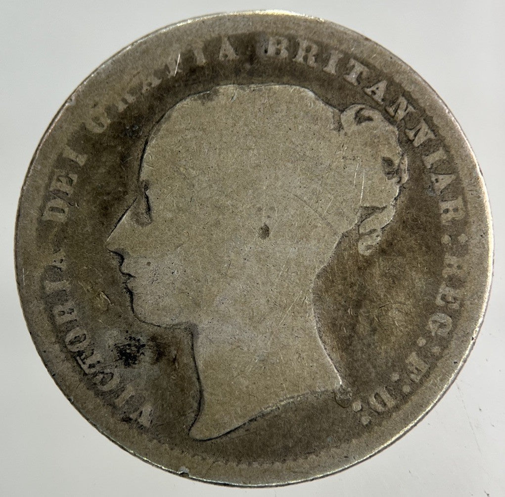 1872 Victoria Shilling Silver Coin | Collectable Grade