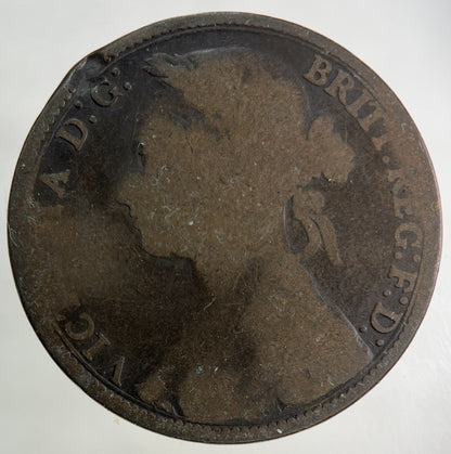1879 Victoria One Penny Coin | Collectable Grade