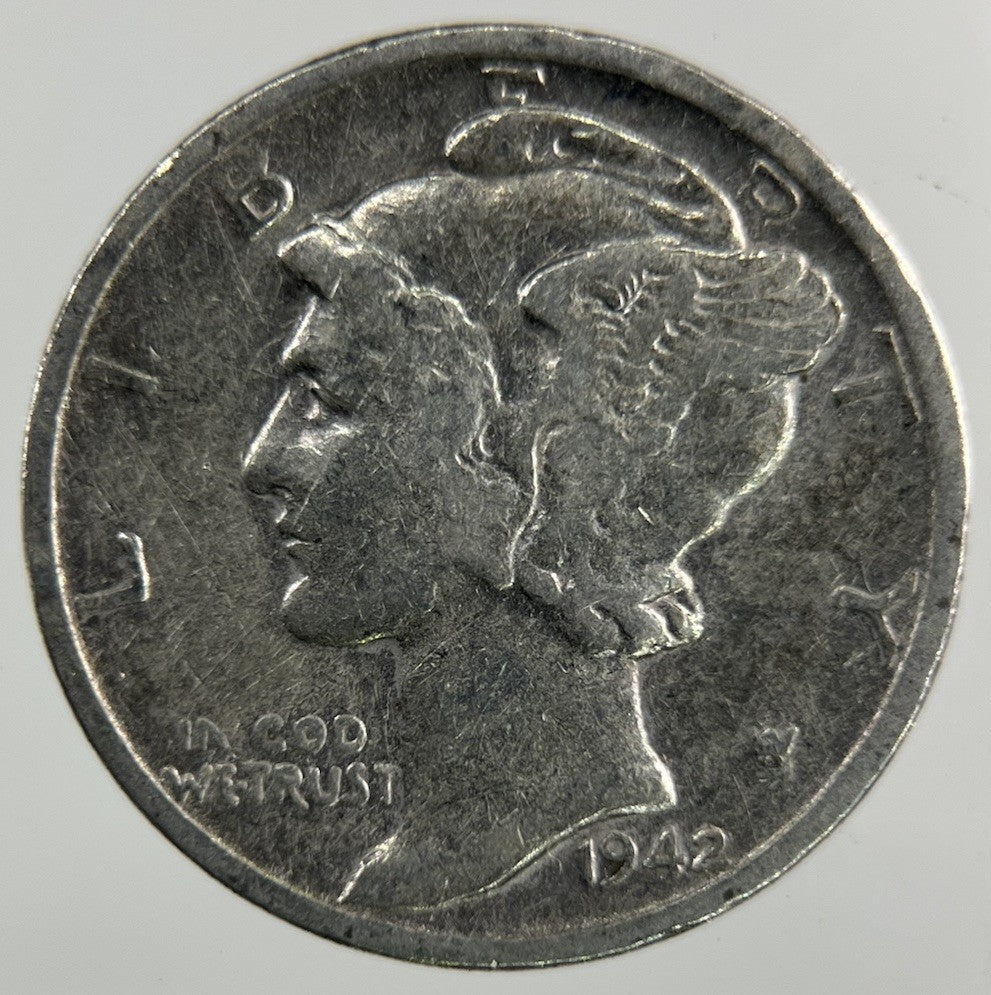 1942 US USA Mercury Dime Silver Coin | Collectable Grade