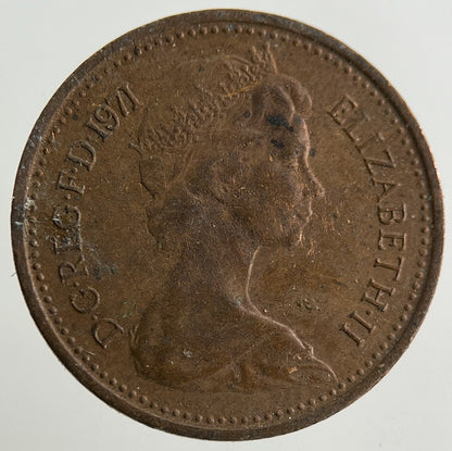 1971 Elizabeth II 2nd New 1/2 Half - Penny Coin | Fine Collectable Grade