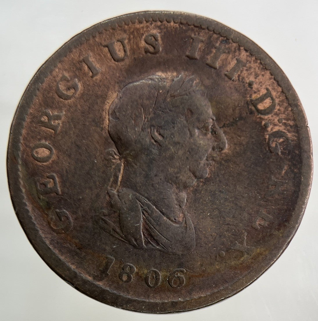 1806 George III 3rd Half - Penny Coin | Collectable Grade
