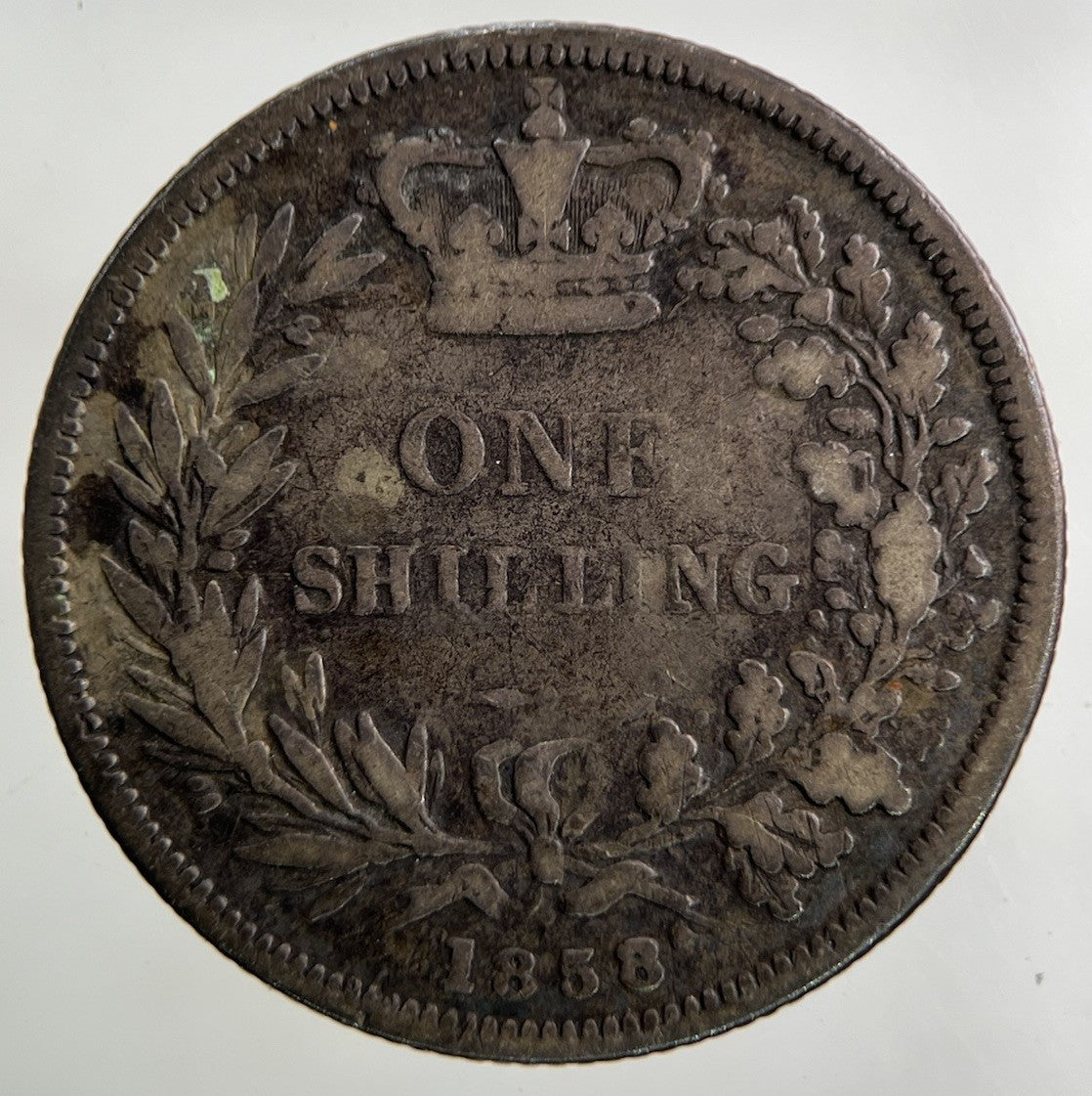 1858 Victoria Shilling Silver Coin | Collectable Grade