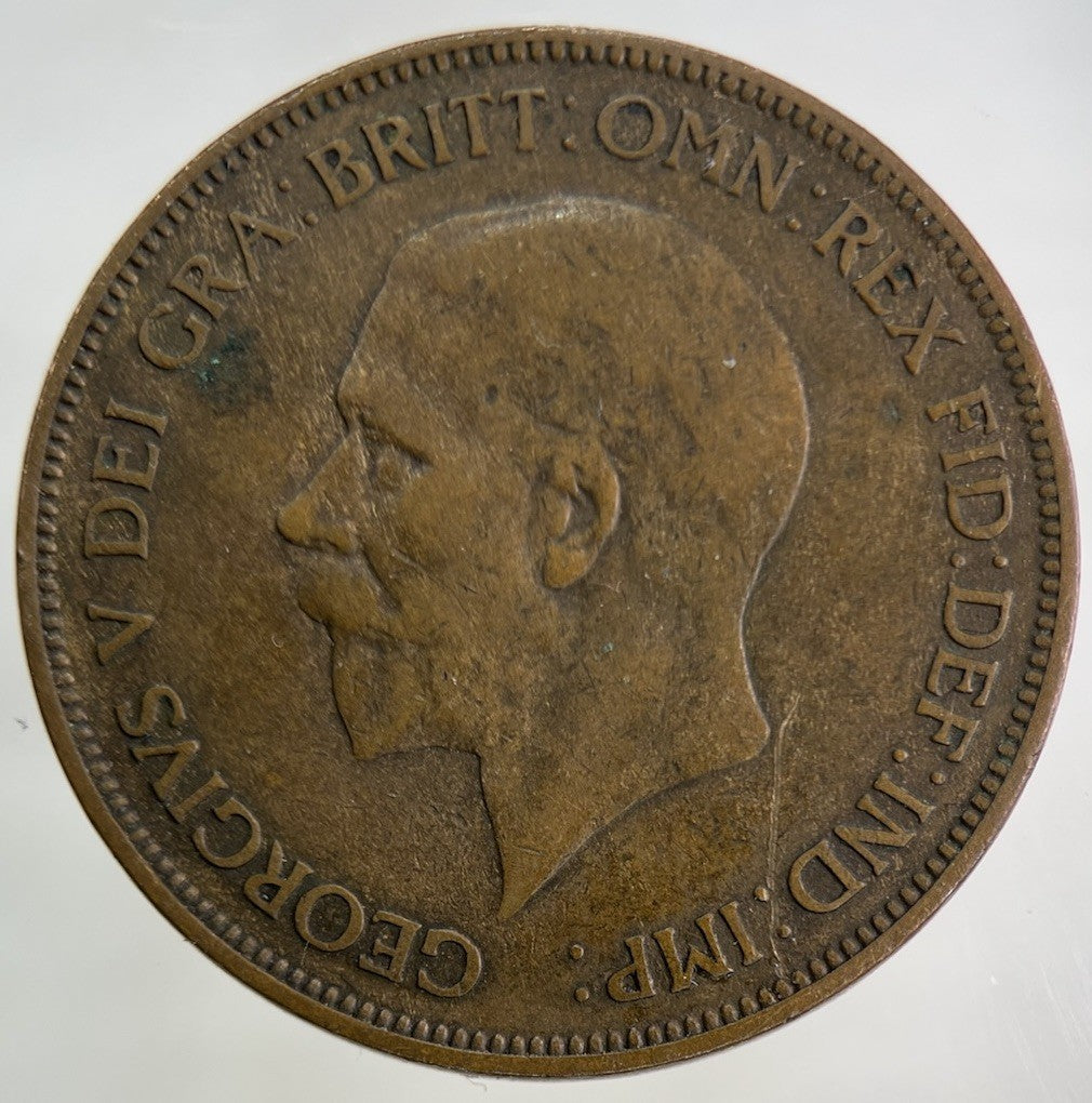 1934 George V One Penny Coin | Fine Collectable Grade