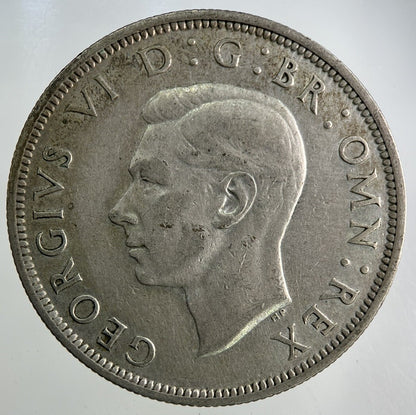 1940 George VI Half - Crown Silver Coin | Fine Collectable Grade