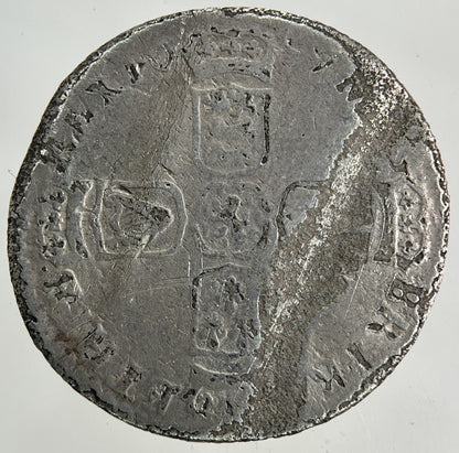 1699 William III 3rd Sixpence Silver Coin | Fair Grade
