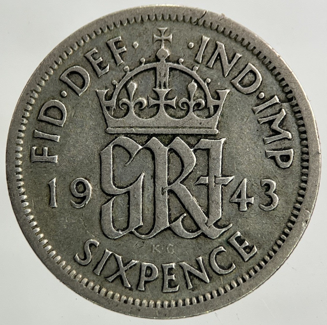 1943 George VI Sixpence Silver Coin | Collectable Grade