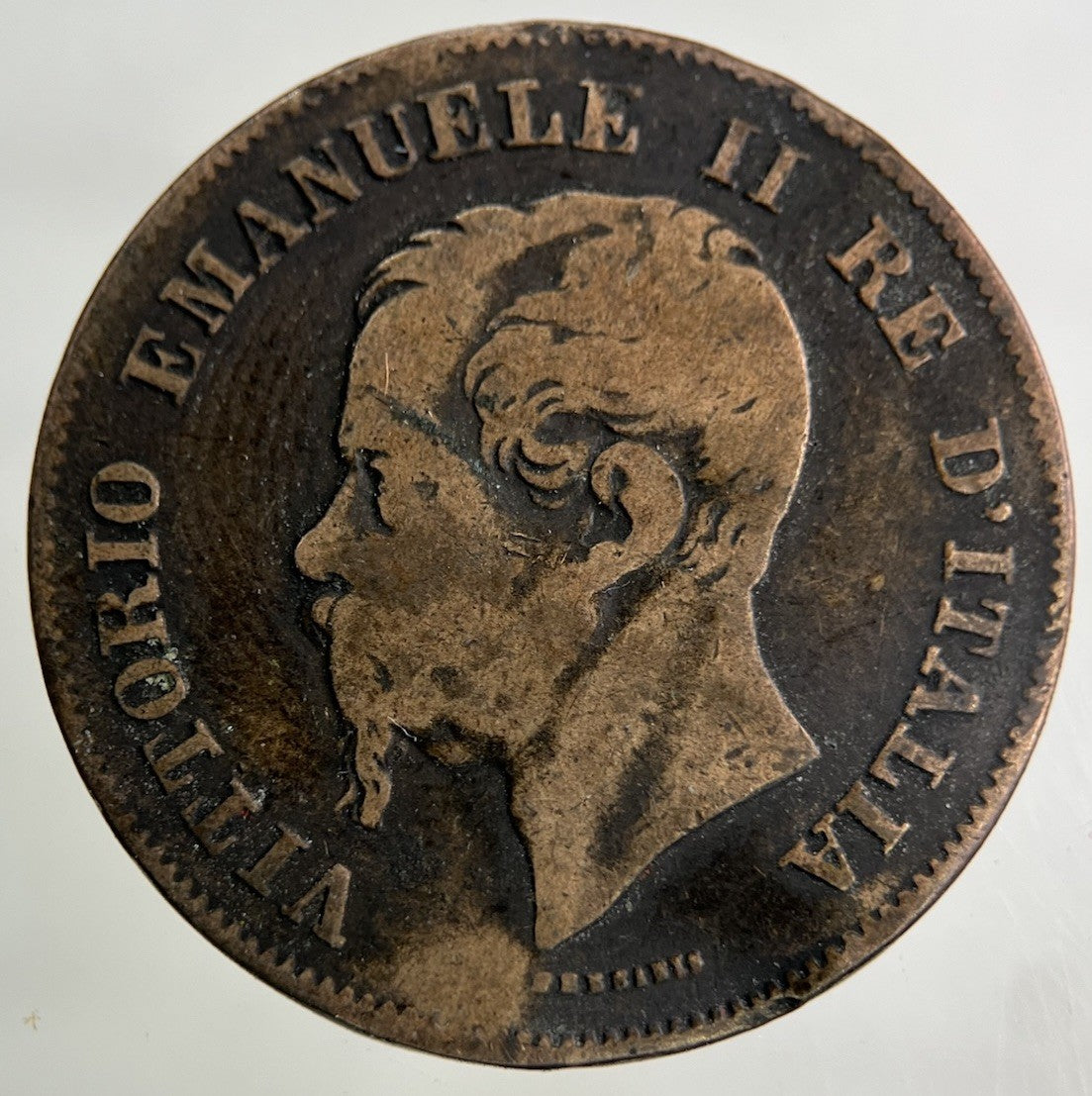 1861 Italy 5 Centesimi Coin | Collectable Grade