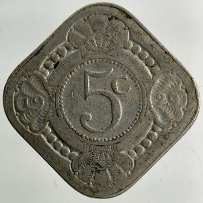1929 Netherlands 5 Cent Coin | Collectable Grade