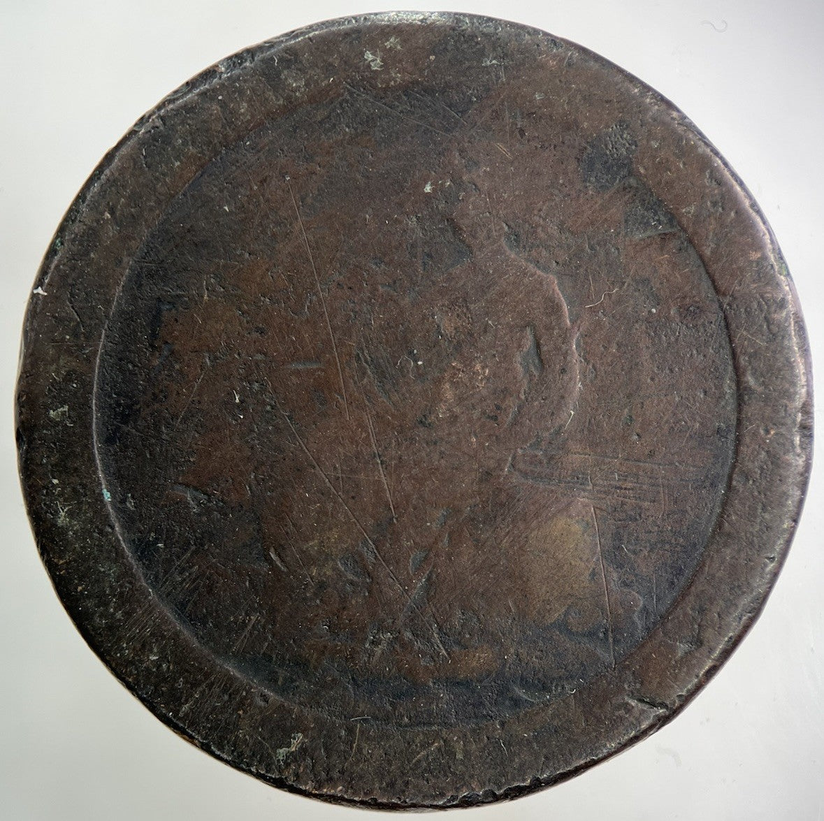1797 George III 3rd Cartwheel One Penny Coin | Worn Grade