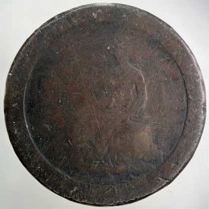 1797 George III 3rd Cartwheel One Penny Coin | Worn Grade