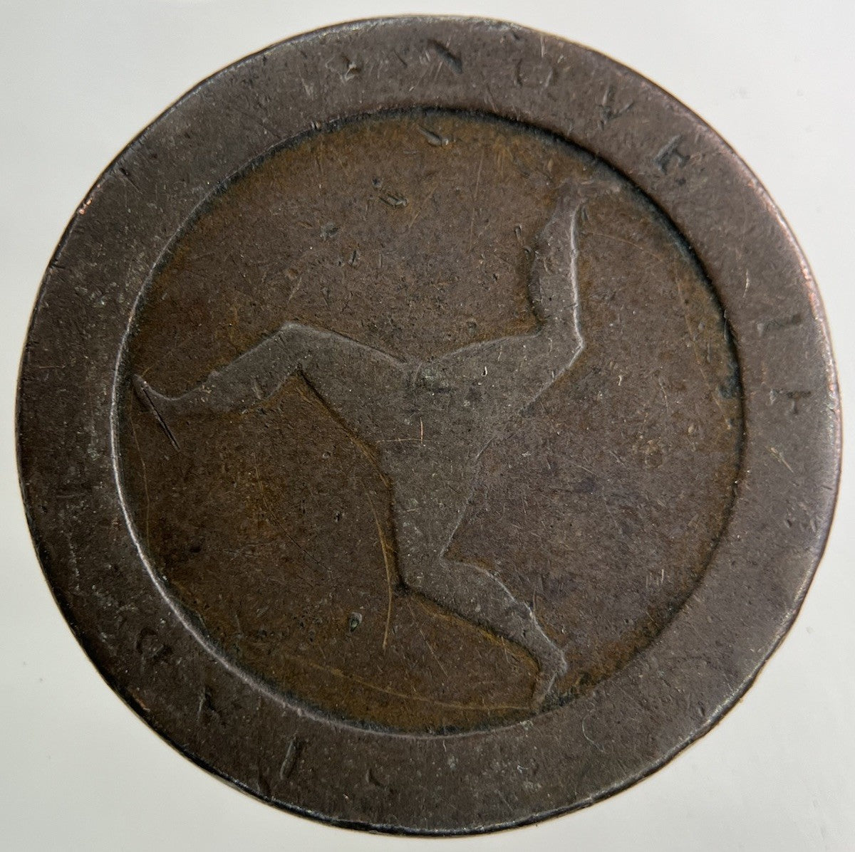 1798 Isle Of Man Half - Penny Coin | Collectable Grade