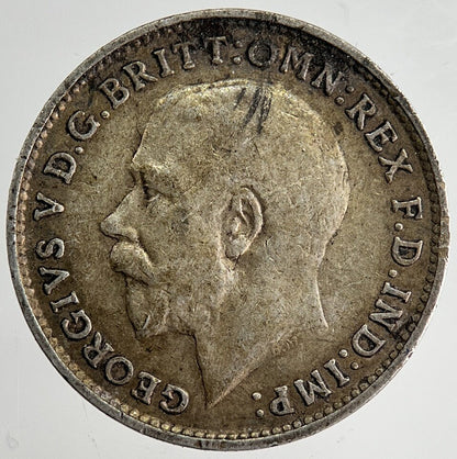 1918 George V Threepence Silver Coin | Very High Grade | a8437