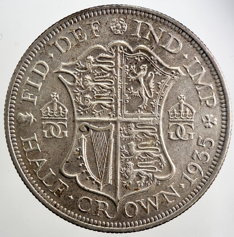 1935 George V Half - Crown Silver Coin | Very High Grade