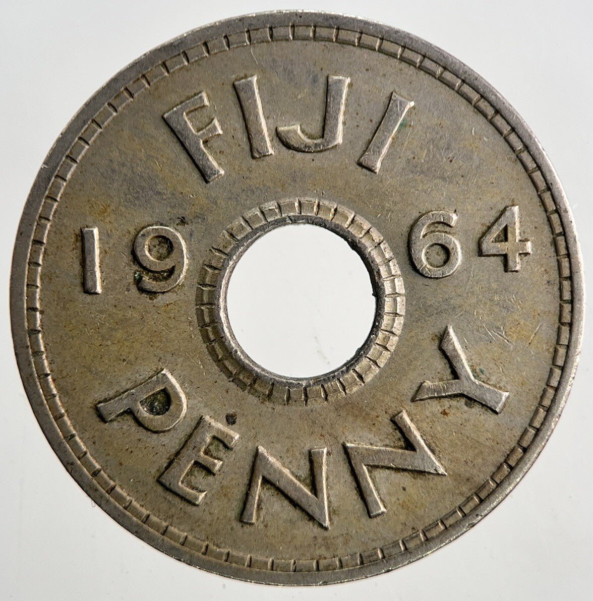 1964 Fiji One Penny Coin | Fine Collectable Grade | a9502