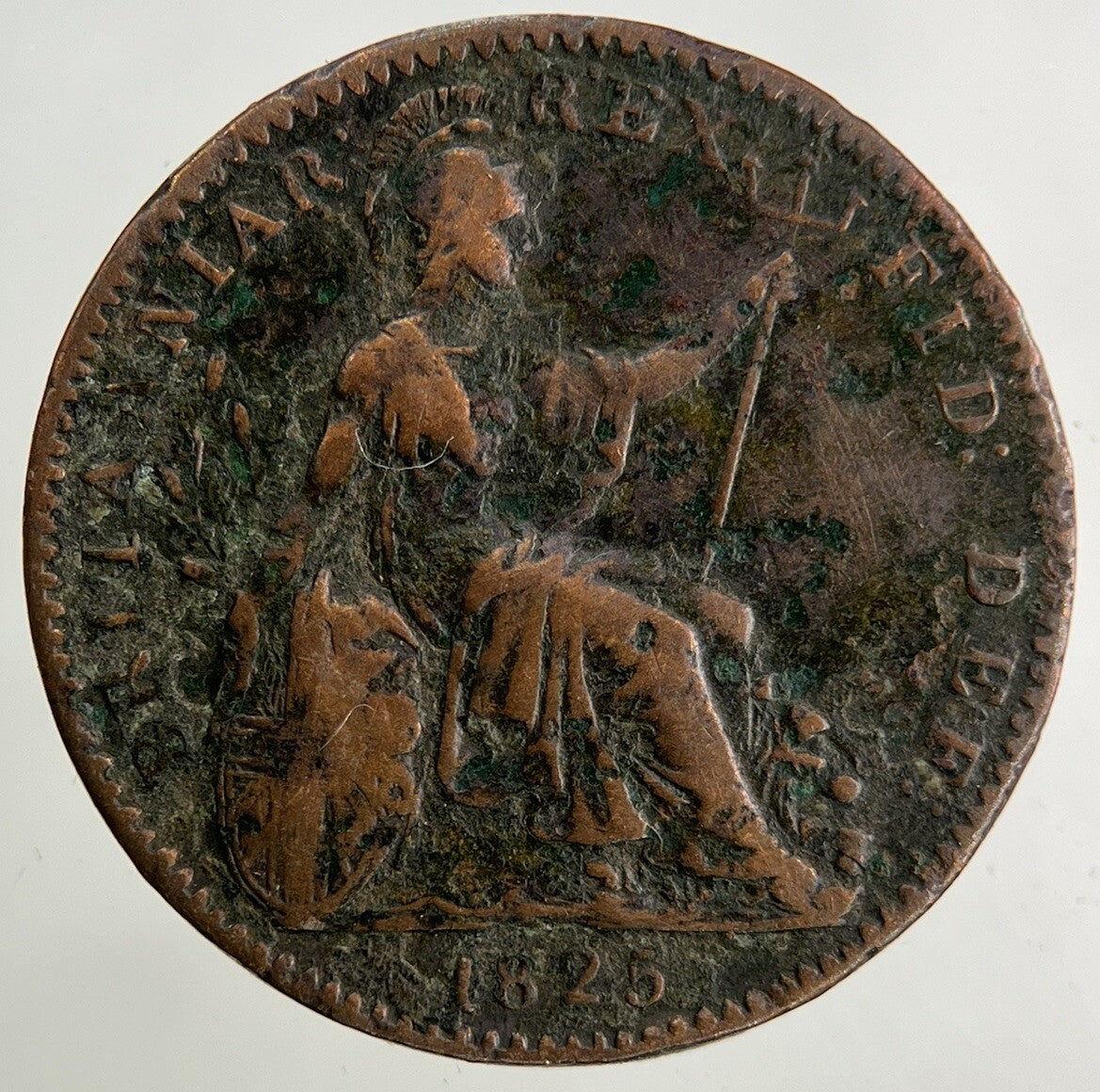 1825 George IV Farthing Coin | Fine Collectable Grade