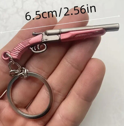 Mini Sawn - Off Shotgun Gun Keyring Premium Keychain Gift UK